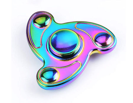 Quimat HA01 Fidget Hand Spinner Spinner Metal EDC Fidget Toys Stainless Steel Bearing Quiet High Speed Chinese Copper Coin Design for Kids Adults Helps Anti-Anxiety Focusing Boredom Stress Black S