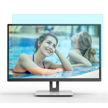 Filtre écran en verre acrylique anti-lumière bleue pour PC et TV