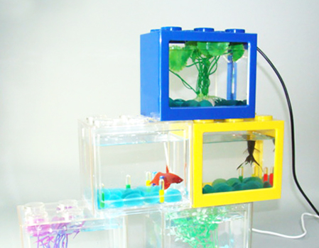 small plastic fish tank