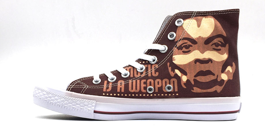 custom printed canvas shoes