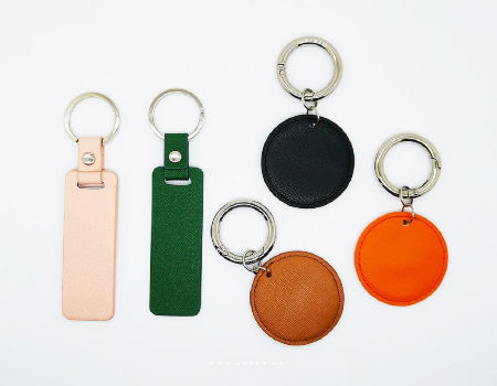 Key Holder Key Rings Keychains Key Chain Car Auto Key Strap 8 Colors PU Leather