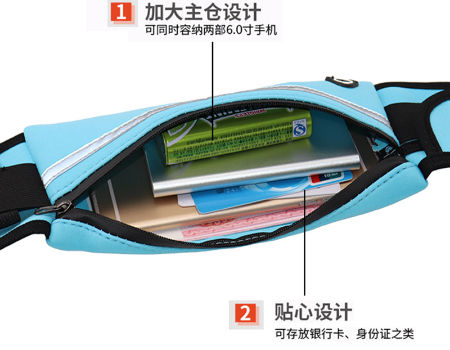 2020 Brand New Waterproof Running Belt Expandable Waist Pack and Water Bottle Belt Fitness Pouch Bag supplier