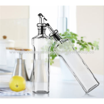 kitchen Oil Dispenser with Brush Silicone Oil Dispenser Brush Glass  Container Barbecue Spray Bottle for Kitchen Accessories