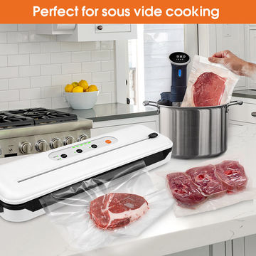 New Commercial Vacuum Sealer with Built-in Cutter, Sous Vide