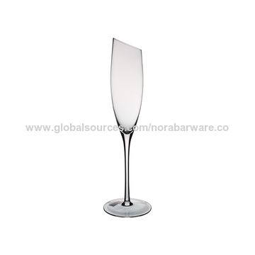 Wholesale Top Quality Clear Slant Rim Red Wine Stemware Glass Slanted Wine  Glasses - China Red Wine Glass and Wine Glass price