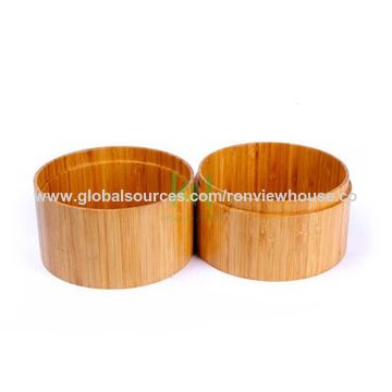 Tarros de bambú hexagonales, ideales para hojas de té, dulces, frutos secos, etc. - Contenedores de bambú al por mayor.