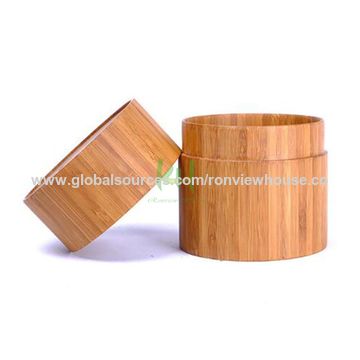 Tarros de bambú hexagonales, ideales para hojas de té, dulces, frutos secos, etc. - Contenedores de bambú al por mayor.
