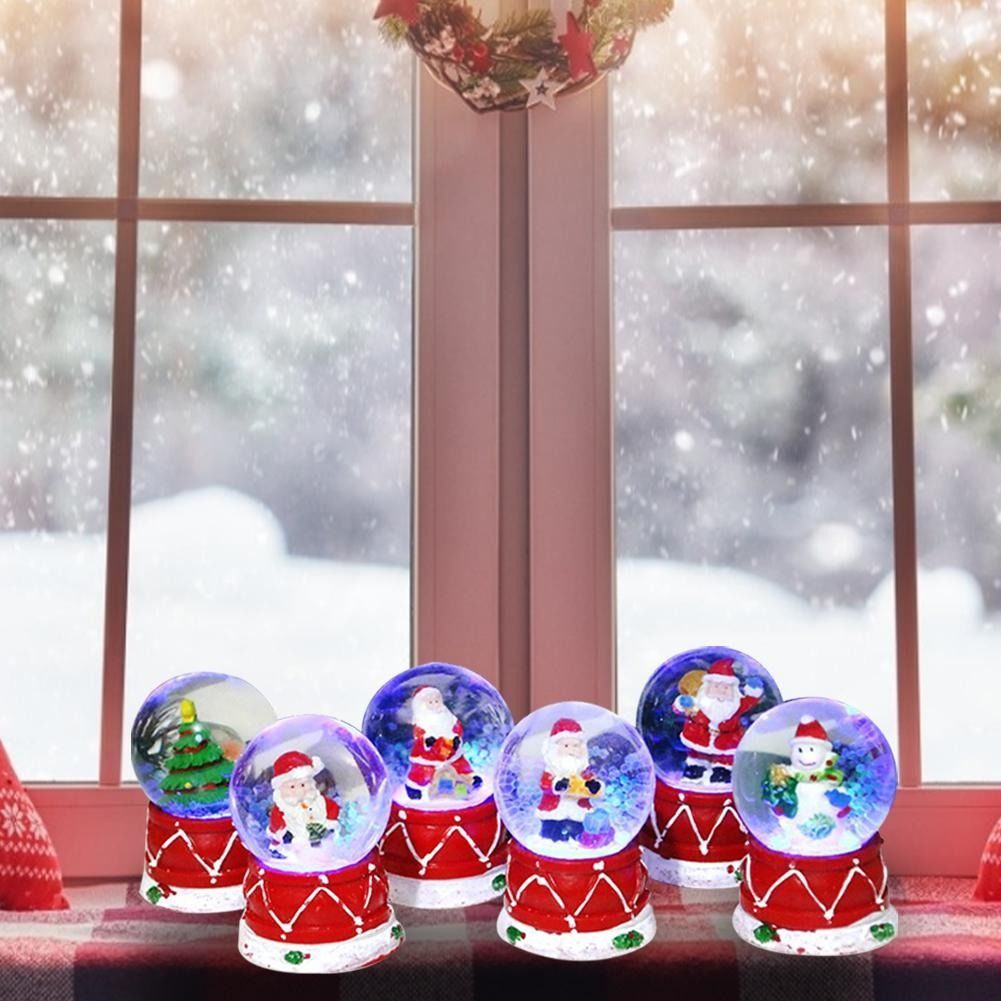 dosili Crystal Snow Globes Crystal Ball Glass Craft Home Coffee Shop  Desktop Decoration Christmas Birthday Wedding Valentine's Day Gift 