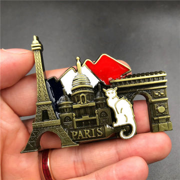 Buy Wholesale China Metal 3d Refrigerator Sticker Usa Egypt France Austria  Spain Dubai Russia Shanghai Oscar Metal Fridg & Fridge Magnet at USD 1.99