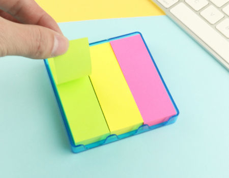 Buy Wholesale China Small Sticky Self-stick Notes 1 X Inch, Variety Of Colors & Sticky Notepads at 0.3 | Global Sources
