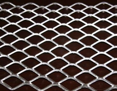 China Expanded metal mesh, materials are carbon steel/aluminum metal ...