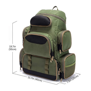 Fishing Tackle Backpack Water Resistant Lightweight Tactical Bag Soft Tackle  Box With Rod Holder $16.37 - Wholesale China Fishing Backpack at Factory  Prices from Ji an Yehoo Tourism Products Co., Ltd