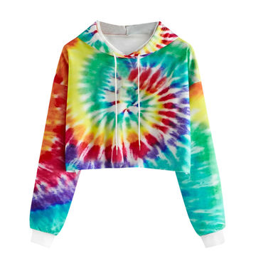 Wholesale Custom Pullover Tie Dye French Terry Sweatshirt Colorful Sublimation  Hoodie Women - China Hoodie and Tie Dye Hoodie price