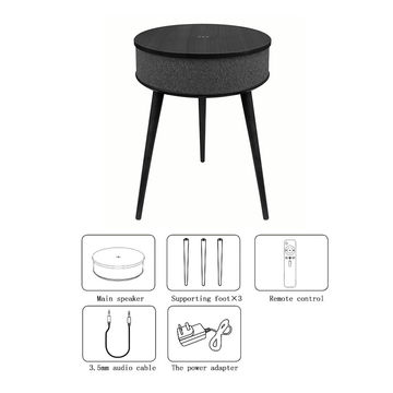 China Speaker Sound table Round shape Audio Table with BLUETOOTH ...