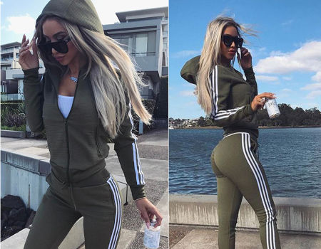 fitted tracksuits womens