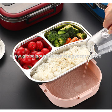 Source 800 ml students 304# stainless steel school travel lunch