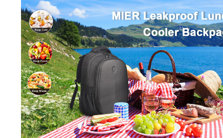 mier insulated cooler backpack