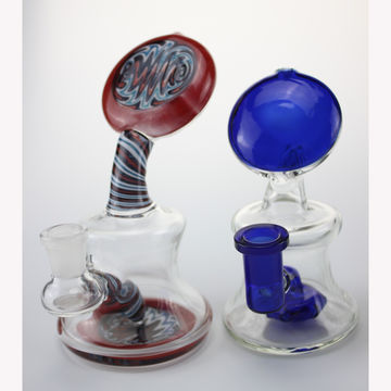 Buy Wholesale China Hot Sales Clear Glass Recycle Smoking Water Pipe Smoke  Bubbler Glass Bong & Bong at USD 18