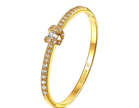 Fashion 18k Gold Plated Bracelet italian Style shape Cubic Zirconia Tree Of Life Bangles Designs For Women Stainless Steel Luxury Bracelet
