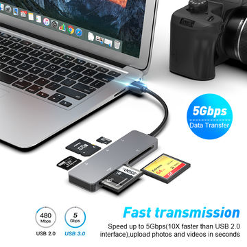 5 in 1 /4 in 1 to USB Camera SD Memory Card Reader Adapter For