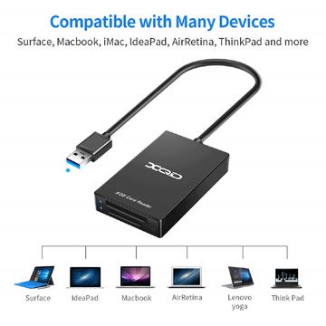 Lecteur de carte USB C XQD, lecteur Sony XQD Compatible avec la