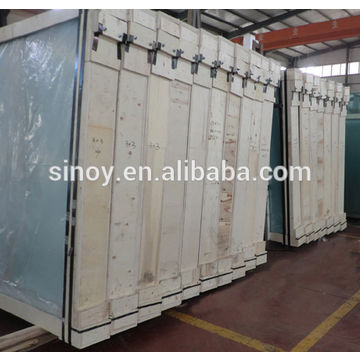 Material de vidrio y círculos de uso decorativo espejo de pared de comedor hoja de espejo de plata al por mayor