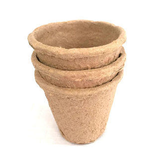 Molded pulp paper biodegradable flower pot OEM Disposable Pulp Paper ...