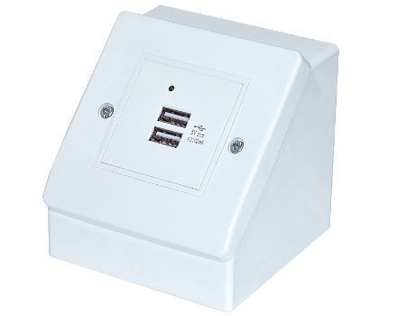 China Surface mount RJ45 junction box 86x86x73, desktop CAT5 CAT6 UTP ...
