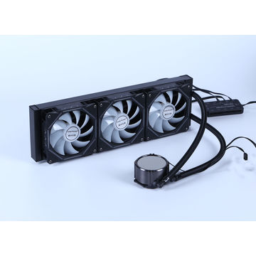 China 360 high effiency CPU liquid cooler with PWM RGB fans & TEMP ...