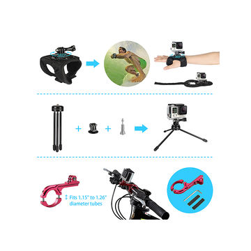 Achetez en gros Ensemble D'accessoires 150-en-1 Pour Kit D'accessoires Pour  Caméras D'action Go Pro Hero5/6/7/8/9 Chine et Kit D'accessoires Pour Go Pro  à 27.5 USD