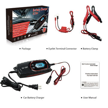 Autobatterie-Ladegerät Smart Automatisches Batterieladegerät Power Booster  Batterie Maintainer