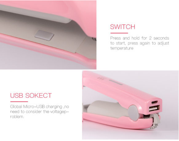 usb powered hair straightener