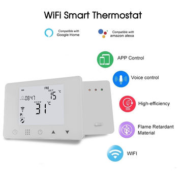 Tuya WiFi Smart Thermostat Water/Heating/Gas Boiler Remote Controller For  Alexa