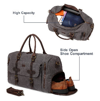 duffle canvas bag