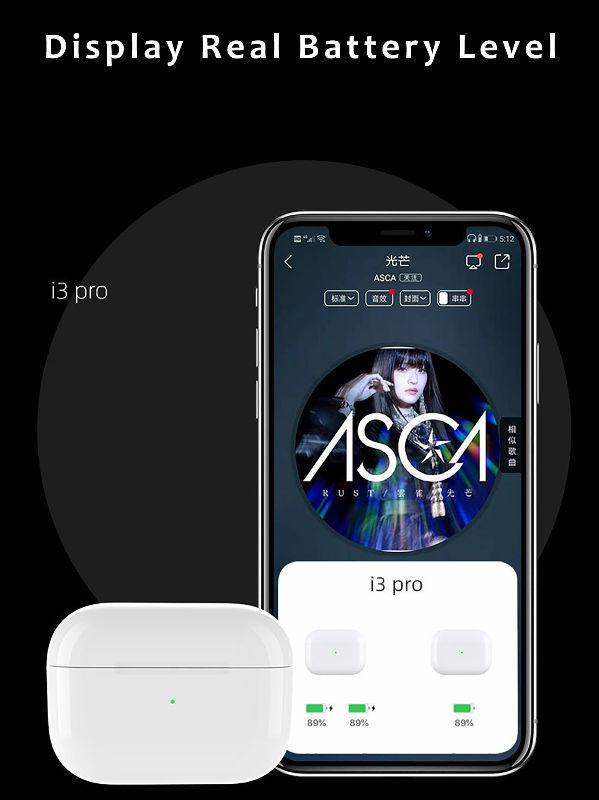 Audífonos inalámbricos i3 airpods pro bcc Blanco a domicilio | Cornershop  by Uber - Chile