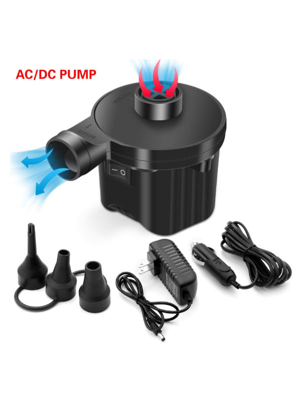 air bed pump 12v 240v