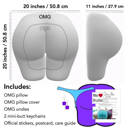 Buy Wholesale China Well Support Natural Latex Foam Butt Shape Pillow For  Sleeping And Back Support & Butt Shape Pillow at USD 41.76