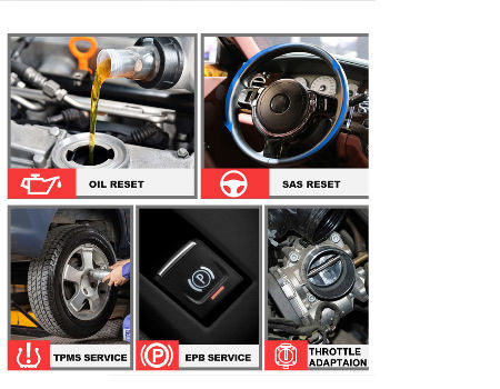 China Car Diagnostics Tool Tablet For Car ABS Airbag SRS Oil Reset