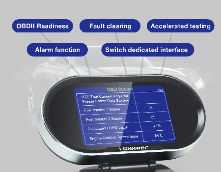 Konnwei Kw206 Obd2 Bordcomputer Auto Auto Digital Computer Display Obd 2  Scanner Kraftstoffverbrauch Wassertemperaturanzeige