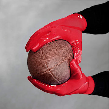 Buy Wholesale China Sticky Cool Design American Football Gloves 