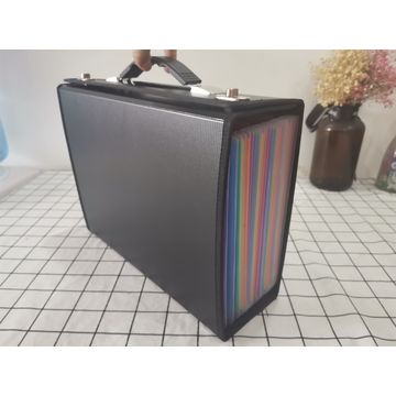 China Rainbow A4 size paper expandable file organizer 24 pockets ...