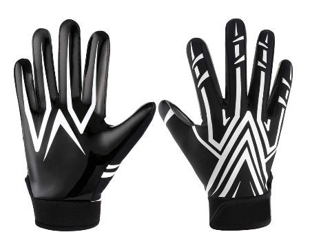 Buy Wholesale China Sticky Cool Design Black American Football Gloves Youth  Non Slip Gloves Men's Football Gloves & Sticky Football Gloves at USD 7.5