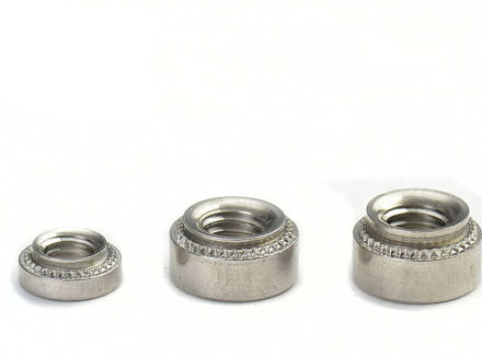 Steel HT Material with a Special zinc Plated Finish Package of 500 S-0518-2ZIJR SELF-CLINCHING PEM NUT 5/16-18 
