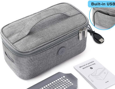 Foldable UV LED Sterilizer Bag with 6 Lamp Beads & Bracket for Household Items,Toys, Phone, etc. supplier