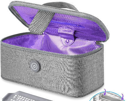 Foldable UV LED Sterilizer Bag with 6 Lamp Beads & Bracket for Household Items,Toys, Phone, etc. supplier