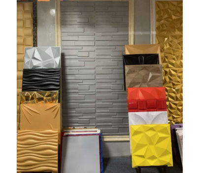 China Fashion design 3d decorative board interior wall panelling pvc ...