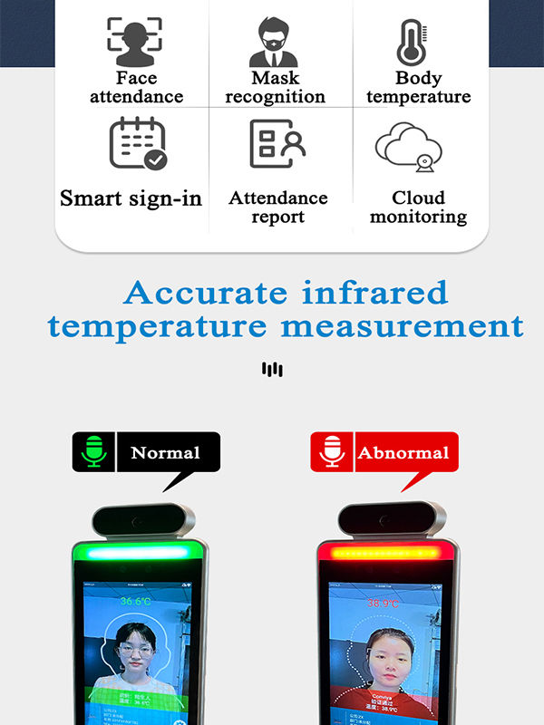 BGC- 8 inch indoor Android system face recognition attendance machine ...