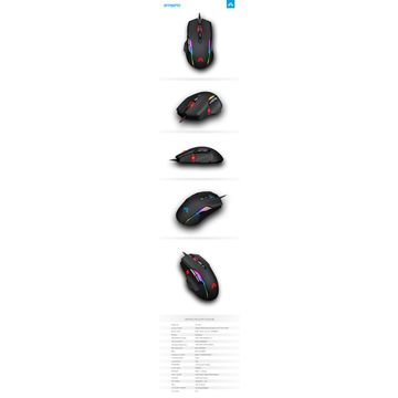China High end private 9D optical gaming mouse Pixart 3325/3327/3389 ...