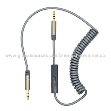 Sonido Hi-Fi TPE chapado en oro de macho cable auxiliar auxiliar de audio  estéreo de 3,5 mm cable Aux para iPhone/Coche Auriculares estéreos de  inicio - China Cable de audio, cable Aux