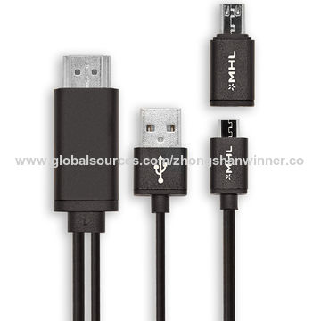Adaptateur USB femelle vers HDMI mâle HDTV Pour Smartphone et  tablette-connexion direct télévision au téléphone